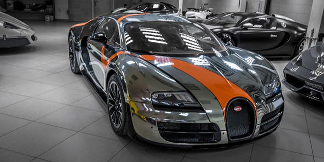 Bugatti Veyron Super Sport V Obertke Ot Sticker City Foto